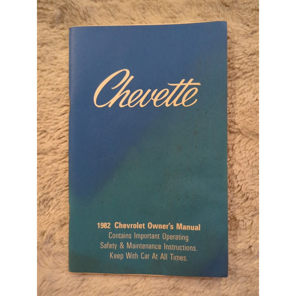 1982 82 Chevrolet Chevette owners manual ORIGINAL book guide literature VTG SC