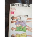 5245 BUTTERICK 1960's Misses ALine Blouson Dress Sewing Pattern Size 10 UC FF