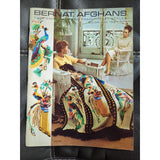 Bernat Afghans Book Contemporary Traditional Styles #132 Knitting & Crochet 1966