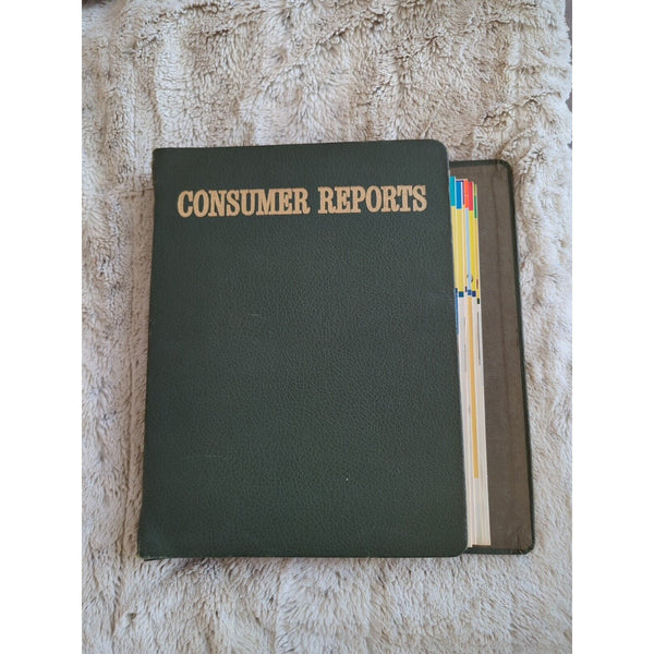 2005 CONSUMER REPORTS Magazine Monthly Jan-Dec Address Labels - In Green Binder