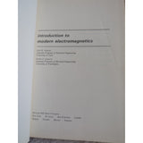 Introduction to Modern Electromagnetics Curtis C. Johnson Carl H. Durney HC 1969