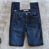 KanCan Darker Wash Mid Rise Skinny Blue Jean Size 25