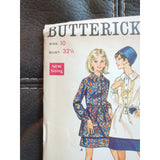 5504 BUTTERICK 1960's Misses Two Piece Dress Sewing Pattern Size 10 UC FF