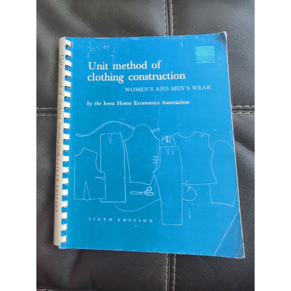 70's Unit Method of Clothing Construction Women's & Men's Iowa State instruction