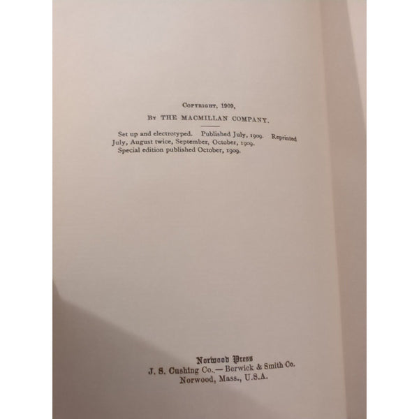 A Certain Rich Man by William Allen White 1909  Macmillan Co. Hardcover Antique