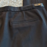 Ralph Lauren Blue Label Wool Blend Black Riding Equestrian Pants Boot Zippers 8