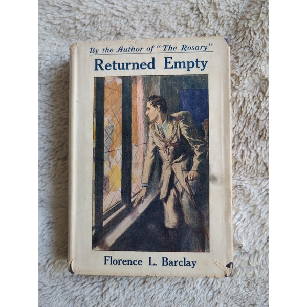 RETURNED EMPTY FLORENCE L BARCLAY 1920 FIRST EDITION WDJ SCARCE REINCARNATION HC