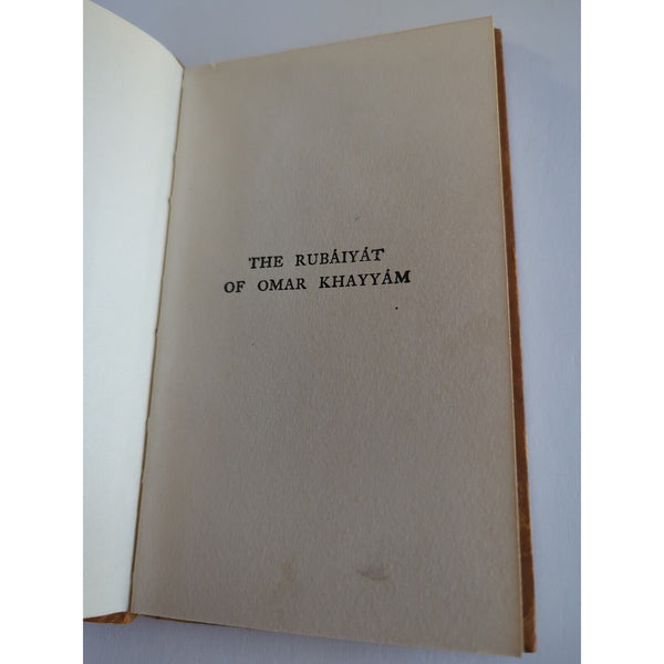 Early 1900s Antique Book "The Rubaiyat of Omar Khayyam" Translated: Fitzgerald