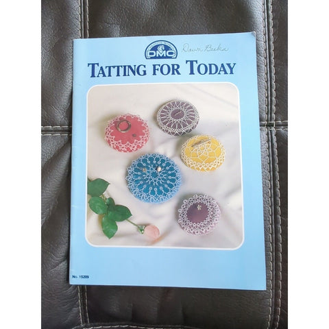 1983 DMC #15209 Tatting For Today Doilies Collars Ornaments Book