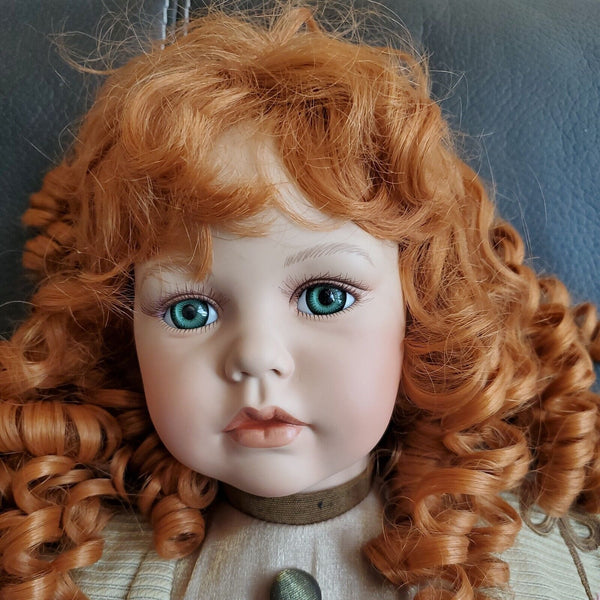 Seymour Mann Doll Connoisseur 24" RED HAIR Ginger - LTD ED RARE #973/1200 w/Bear