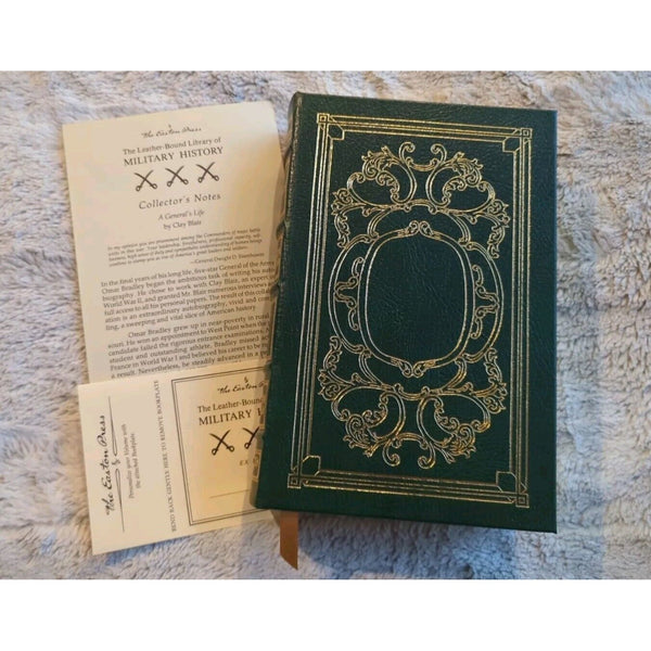 A GENERAL'S LIFE Clay Blair Easton Press Collector's Edition Omar Bradley HC Vtg