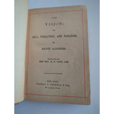 The Vision or Hell Purgatory & Paradise Dante Alighieri 1880 (C) Rev H F Cary HC