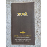 1979 Chevrolet Nova Owners Manual User Guide Reference Operator Book Fuses Fluid