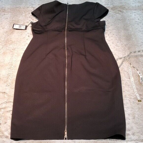 Adrianna Papell Cap Sleeve Stretch Ottoman Dress Size 14