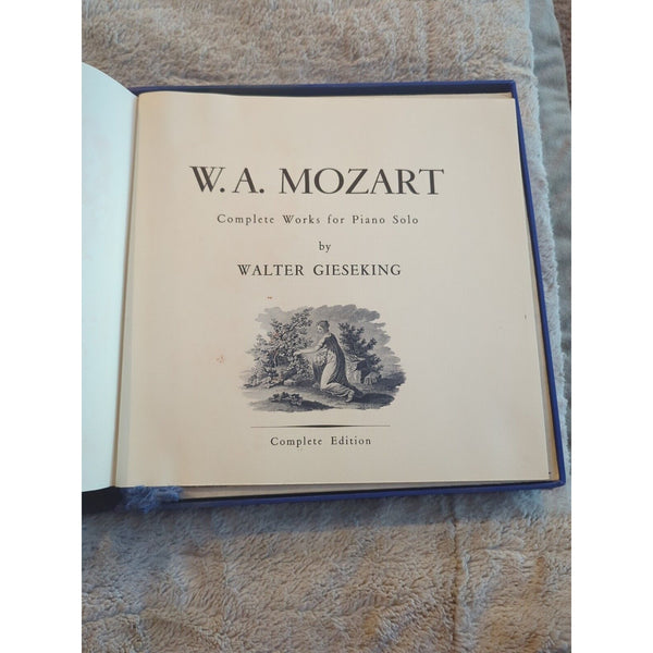 WA Mozart The Complete Works for Piano Solo-Walter Gieseking Angel Records Box