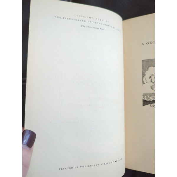 The Golden Treasury Of English Verse by Francis Turner Palgrave Hardcover 1935