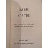 One Life At A Time Rinchiuso Paassen Conlan Elgin HC DJ 1972 Signed 1st Edition