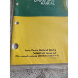 JOHN DEERE 413 513 613  ROTARY CUTTERS  OPERATOR'S MANUAL OMW43403 SC Vtg A5