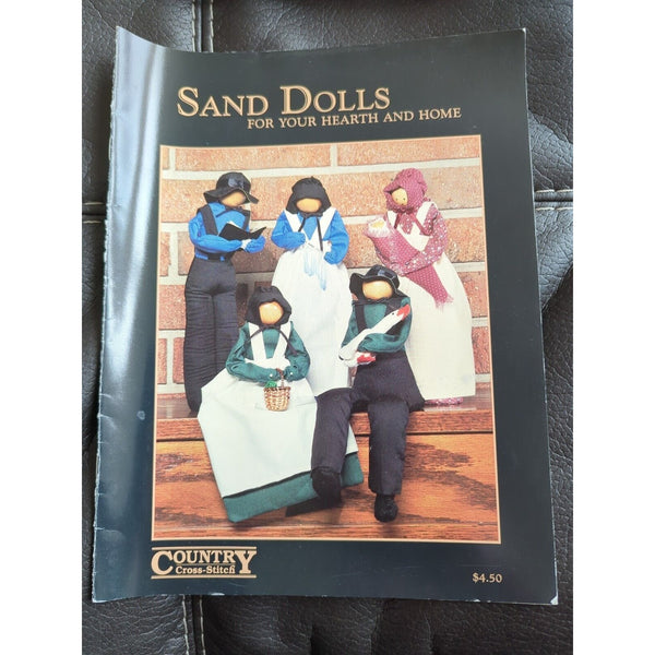 Sand Dolls Hearth & Home Pattern Doll Making Country Cross Stitch 13 Page Book