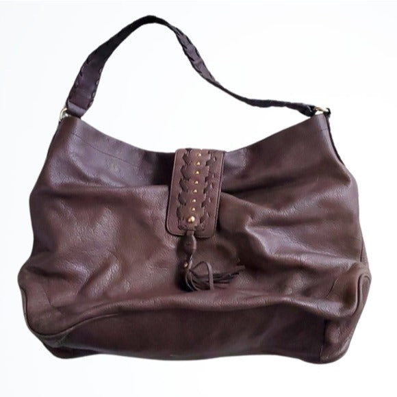 Tan Leather Hobo Bag - Slouchy Leather Purse For Women