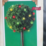 2002 Hallmark Keepsake Lighted Sugar Plum Tabletop Topiary Miniature Ornaments