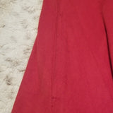 White Crow Red Suede Like Shorter Dress w Pockets Size S