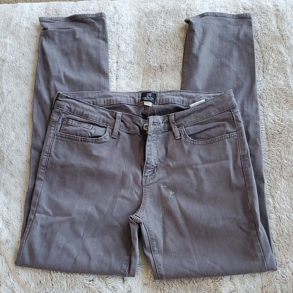 Just Black Lighter Weight Stretchy Grey Mid Rise Skinny Jeans Size 30