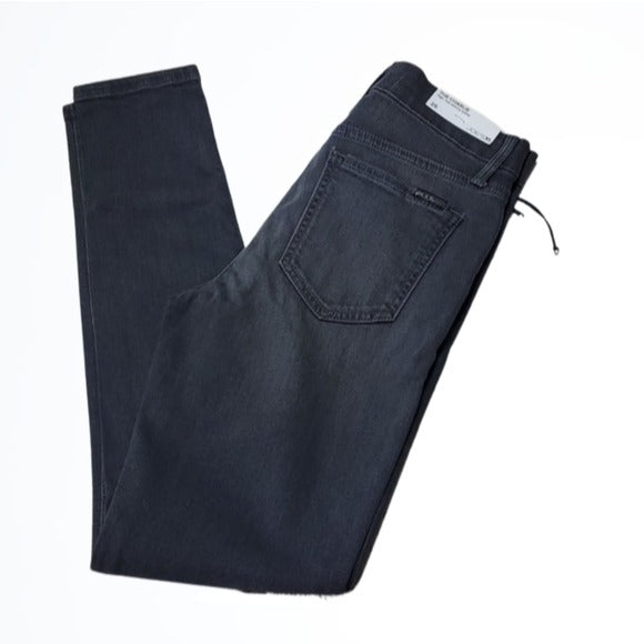 NWT Joe's Jeans Dark Grey The Charlie High Rise Skinny Ankle Size 25