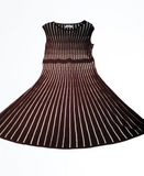 Calvin Klein Stripe Knit Knee Length Dress Size S