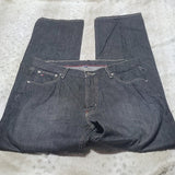 Tommy Hilfiger Grey Black w White Wash Straight Leg Jeans Size 34 x 32