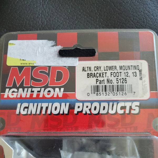 NWT MSD Ignition Part No 5126 Altn Cry Lower Mounting Bracket Foot 12 13