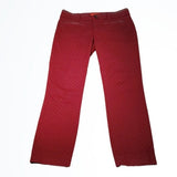 Cartonnier Dark Red Charlie Ankle Slim Fit Jeans Size 2