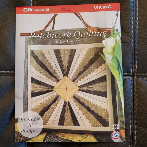 Husqvarna Viking Patchwork Quilting Embroidery Designs Multi-format CD #238