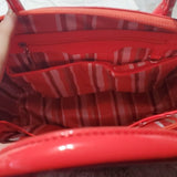 Grace Adele Red Vegan Leather Shoulder Bag Tote Dust Bag Included NWOT