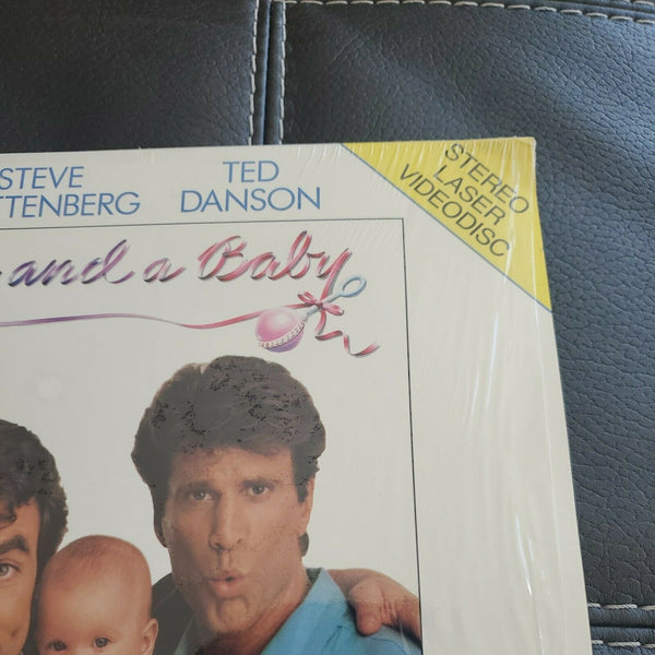 Three Men and a Baby - Tom Selleck, Steve Guttenberg, Ted Danson - Laserdisc