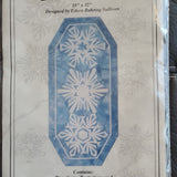 Snowflakes Pieced Quilt Runner Pattern Vintage Designer's Workshop Uncut FF