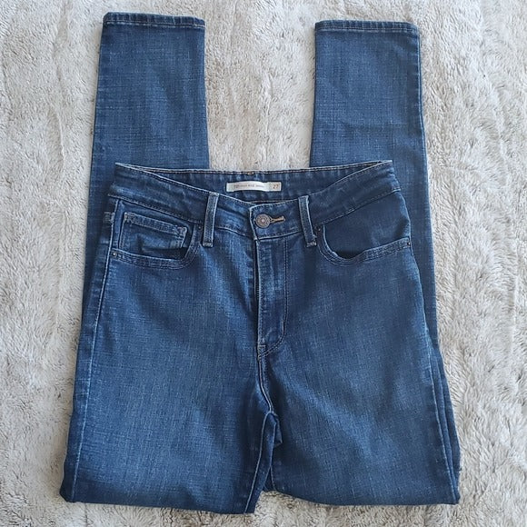 Levi's Women's 721 High Rise Skinny Blue Jeans Size 27