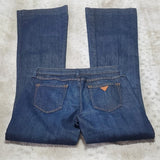 Guess Darker Wash Brittney Flare Blue Jeans Size 25