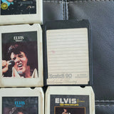 Vintage Lot Of 7 Elvis Presley 8 Track Cassettes Sold As Is Please See Picture