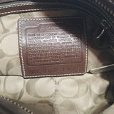 Coach Brown Leather Medium Soft Duffle Crossbody Bag Purse