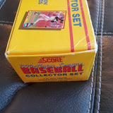 1990 Score Baseball Complete Collector’s Box Set 704 Player Cards NEW Not Sealed