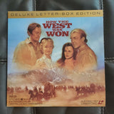 How the West Was Won Deluxe Letter Box Laserdisc Gregory Peck James Stewart