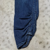 Joe's Jeans The Icon Mid Rise Skinny Ankle Jeans w Ankle Ruching Size 25