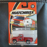 Matchbox Highway Heroes #15 of 75 1956 Ford F-100 Pickup Truck Red 1:64 Mattel