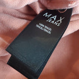 Max Jeans Women's Tawny Orange Longer Relaxed Tencel Utility Jacket Size S NWT