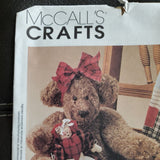 McCalls 7981 Gracie Bear & Folk Art Doll Hillbeary Hills Sewing Pattern UNCUT FF