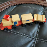 Mattel Motor Putt Putt Railroad Train Set Vintage 1972 Brown Track