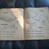 1959 ABC Color As You Learn Coloring Book Merrill Company 1585 Ages 4 to 8