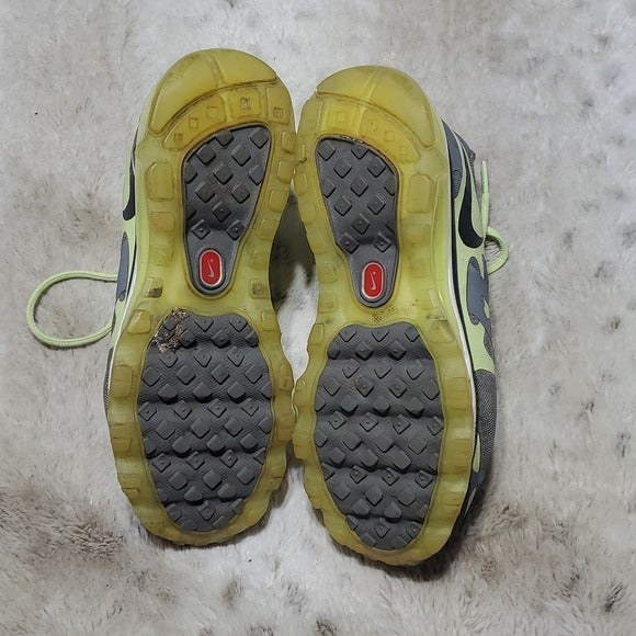 Nike Yellow Green Grey AirMax FitSole Athletic Crosstraining Shoes Size 5.5
