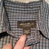 Eddie Bauer Relaxed Fit Short Sleeve Button Up Size M
